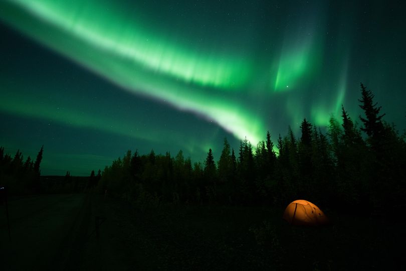 Northern Lights near Fairbanks, Alaska.
Photo courtesy of Lucy Kennedy